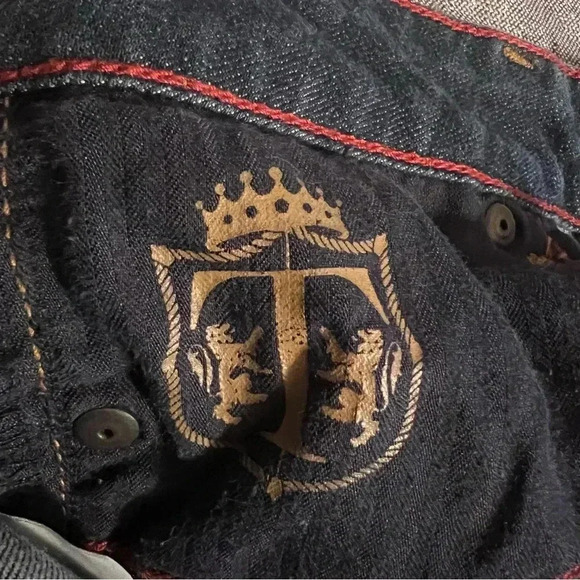 Talbots Signature Bootcut Denim Jeans Womens Size 8 Petite 29 Waist Dark Wash - Picture 5 of 6